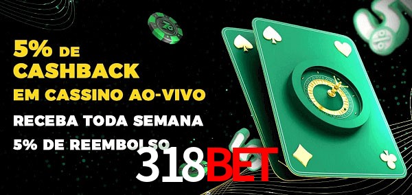 Promoções do cassino ao Vivo 318BET